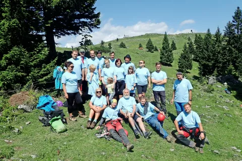 Udeleženci Jamarskega tabora na Veliki planini / Foto: Rajko Slapnik / Foto: 