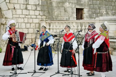 Francetovi orgličarji na nastopu v Zadru / Foto: arhiv Francetovih orgličarjev / Foto: 