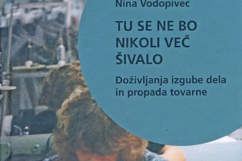 Nina Vodopivec, Tu se ne bo nikoli več šivalo, Inštitut za novejšo zgodovino, Ljubljana, 2021, 308 strani / Foto: 