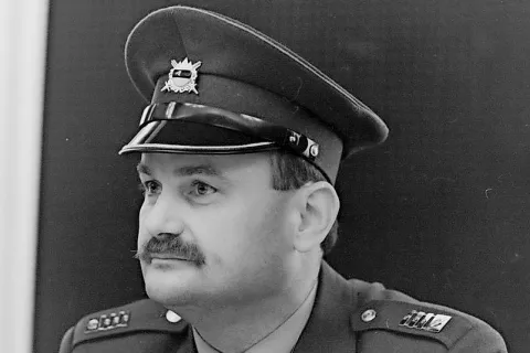 General Janez Slapar leta 1991 / Foto: Muzej novejše zgodovine Slovenije / Foto: 