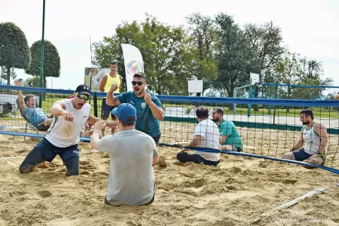 V Ljubljani bo julija Slovenia Open, doslej prvo evropsko tekmovanje športnikov invalidov v odbojki na mivki in odbojki na mivki sede. / Foto: Jernej Brodarić / Foto: 