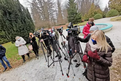 V Evropskem parlamentu so v sredo razpravljali tudi o položaju medijev v Sloveniji. / Foto: Simon Šubic / Foto: 