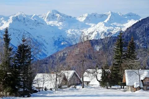 Pogled na Bohinjsko-Tolminske gore z Uskovnice / Foto: Jelena Justin / Foto: 