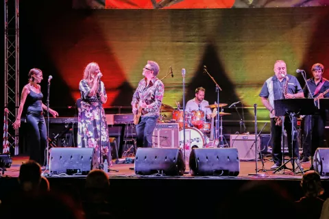 Jazz Kamp Kranj 2020 se zaključuje v nedeljo, 23. avgusta. Program poteka brez večjih sprememb, seveda pa je prilagojen trenutni situaciji. Odpadle so tradicionalne glasbene delavnice. / Foto: Tina Dokl / Foto: 