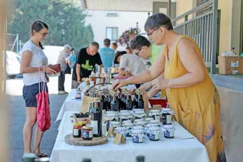 Na Blejski tržnici se bodo predstavili lokalni ponudniki s podeželja – avgusta vsako soboto, od septembra dalje pa enkrat do dvakrat na mesec. / Foto: Tina Dokl / Foto: 