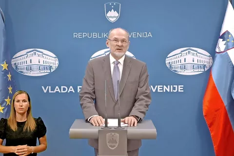 Jelko Kacin na današnji novinarski konferenci / Foto: 