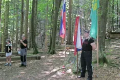 Slovesnost v Titovi vasi pod Smokuškim vrhom / Foto: 