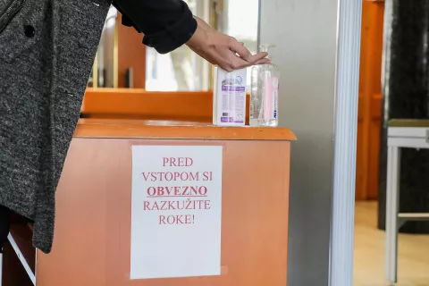 korona epidemija bolezen / Foto: Tina Dokl