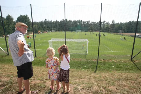 Z odprtjem športnega parka se začenja novo poglavje tudi za Športno društvo Preddvor. / Foto: Gorazd Kavčič