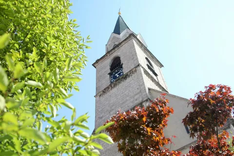 kranjski zvonik cerkev Sv. Kancijana Kranj / Foto: Gorazd Kavčič