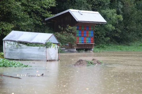 vaš razgled 22 78 poplave padavine narasli vodotoki / Foto: Gorazd Kavčič